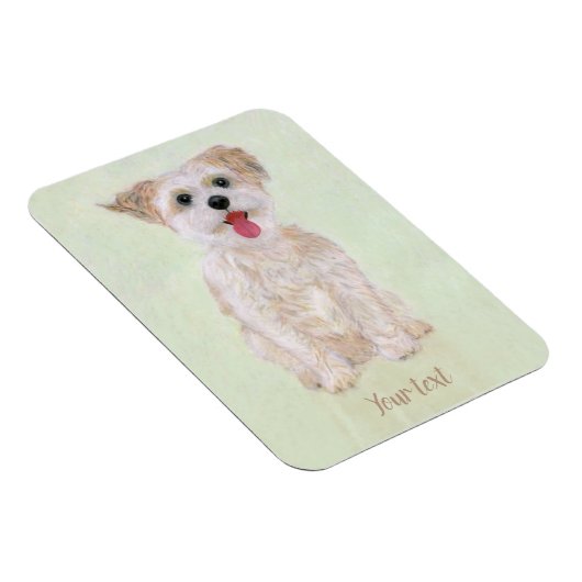 Morkie Dog Flexible Magnet Magneet (Rechterzijde)