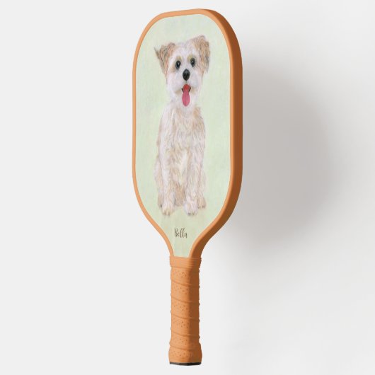Morkie Dog Pickleball Paddle (Links)