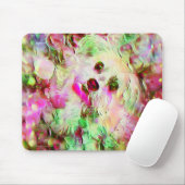 Morkie Dog Puppy Bubbles Cute Fantasy Muismat (Met muis)