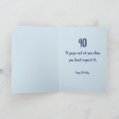 Morkie Dog "The Scream" Grappige 40 Verjaardag Kaa Kaart (Binnen)