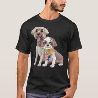 Morkie en Shih Tzu T-shirt
