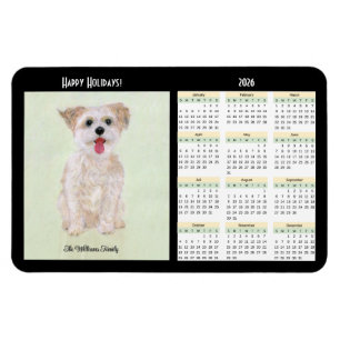 Morkie Flexibele 2026 Agenda Magneet