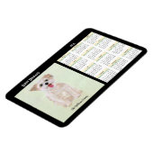 Morkie Flexibele Kalender 2026 Magneet (Linkerzijde)