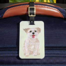 Morkie Hond Bagage Label