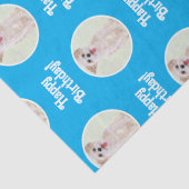 Morkie Hond Blauw Tissuepapier (Detail)