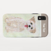 Morkie Hond Case-Mate iPhone Case (Achterkant (horizontaal))