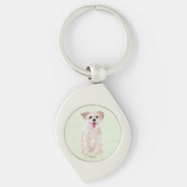 Morkie Hond Draai Sleutelhanger