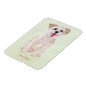 Morkie Hond Flexibele Flexibele Magneet (Linkerzijde)