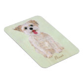 Morkie Hond Flexibele Magneet (Rechterzijde)