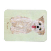 Morkie Hond Flexibele Magneet (Horizontaal)