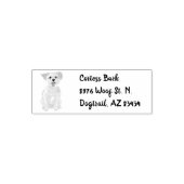 Morkie Hond Inkt Stempel (Design)