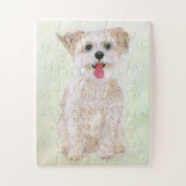 Morkie Hond Overgrote Puzzel