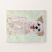 Morkie Hond Overmaatse Puzzel (Horizontaal)