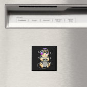 Morkie Hond Videospel Gameconsole Gamer Magneet (Insitu (Vaatwasser))