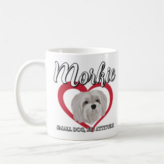 Morkie - Kleine Hond, Grote Attitude - 3 Koffiemok