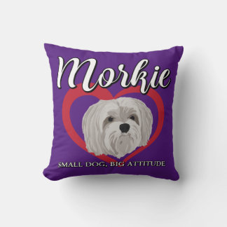 Morkie - Kleine Hond, Grote Attitude - 3 Kussen