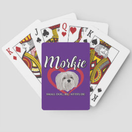 Morkie - Kleine Hond, Grote Attitude - 3 Pokerkaarten