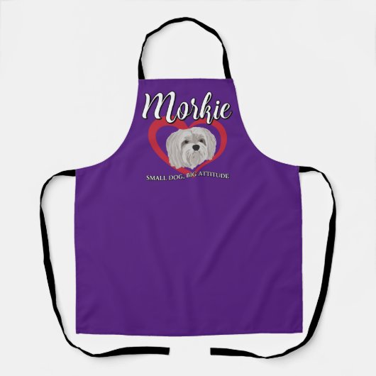 Morkie - Kleine Hond, Grote Attitude - 3 Schort (Voorkant)