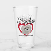 Morkie - Kleine hond, grote hoogte - 3 Glas (Voorkant)