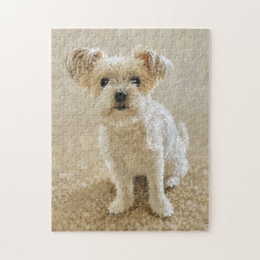 Morkie Liefde Legpuzzel (Verticaal)