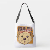 Morkie Mam Design Crossbody Tas (Achterkant)