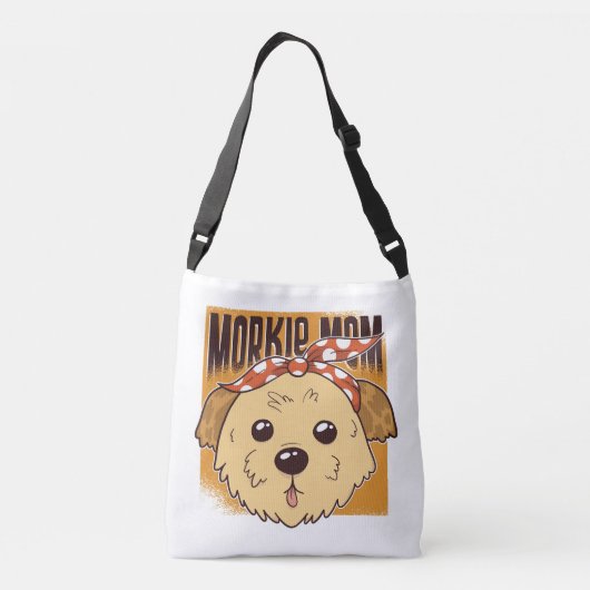 Morkie Mam Design Crossbody Tas (Achterkant)