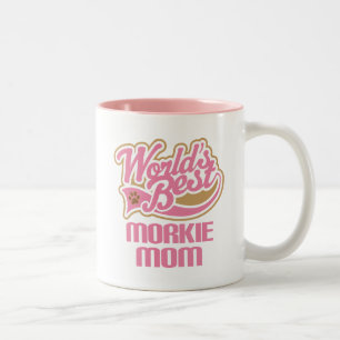 Morkie mama Hondenras Gift Tweekleurige Koffiemok