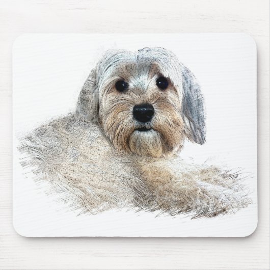 Morkie Mousepad Muismat (Voorkant)