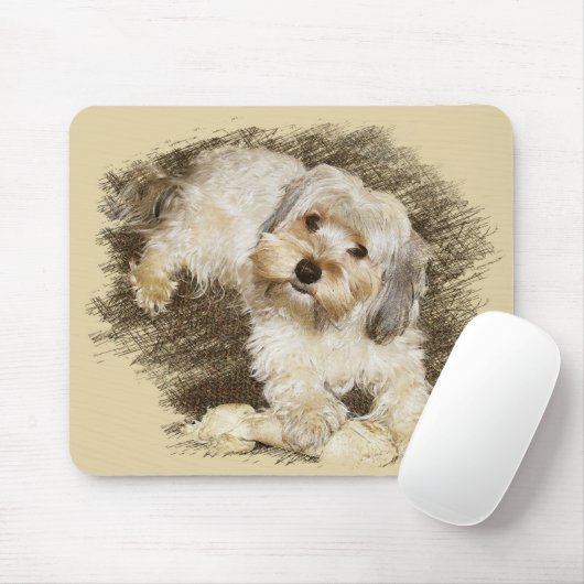 Morkie Mousepad Muismat (Met muis)