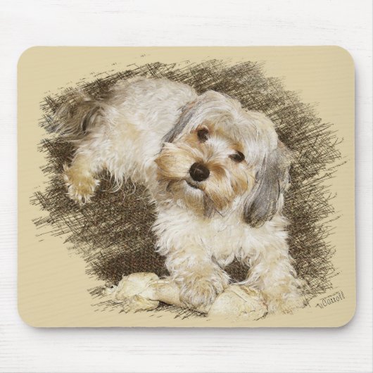 Morkie Mousepad Muismat (Voorkant)