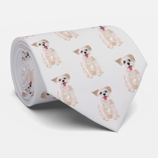Morkie Necktie Stropdas (Opgerold)