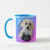 Morkie Puppy Dog Funny Coffee Mok (Links)