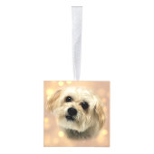 Morkie Puppy Dog Sweet Cube Ornament (Rechts)