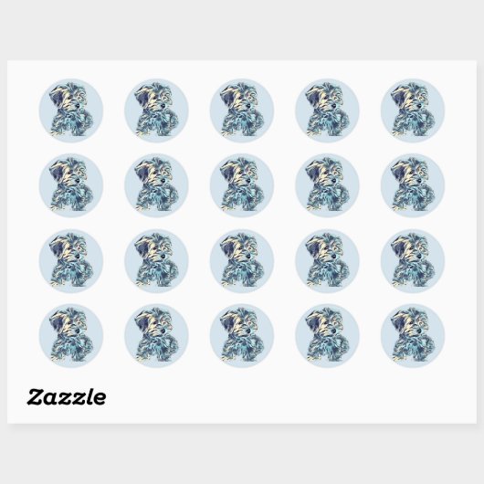 Morkie Puppy Sticker (Vel)