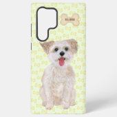 Morkie Samsung Galaxy Hoesje (Achterkant)