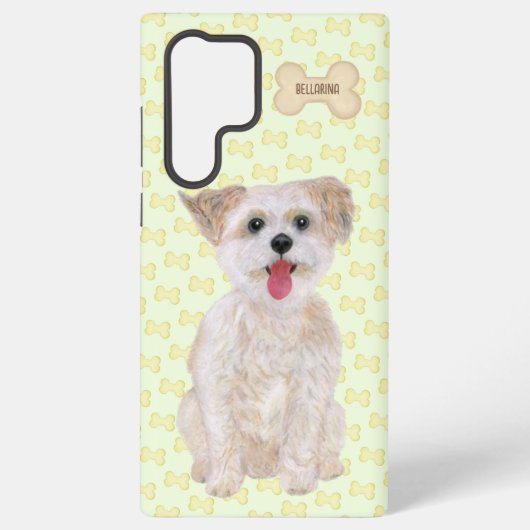 Morkie Samsung Galaxy Hoesje (Achterkant)