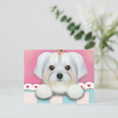 MORKIE SHELLY BRIEFKAART (Staand voorkant)