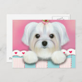 MORKIE SHELLY BRIEFKAART (Voorkant / Achterkant)