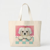 MORKIE SHELLY GROTE TOTE BAG (Voorkant)