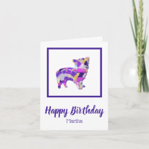 Morkie Terrier Hond Silhouet PPY&B Verjaardag