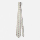 Morkie Tiled Necktie Stropdas (Voorkant)