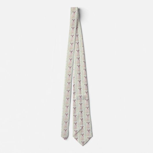 Morkie Tiled Necktie Stropdas (Achterkant)