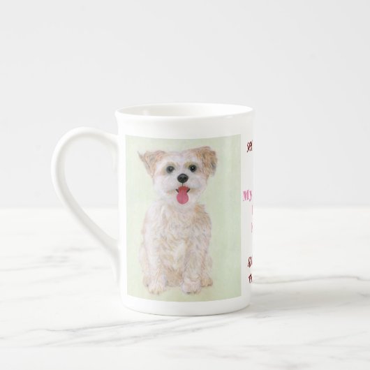 Morkie Zeg Wat Je Wil China Mok (Links)