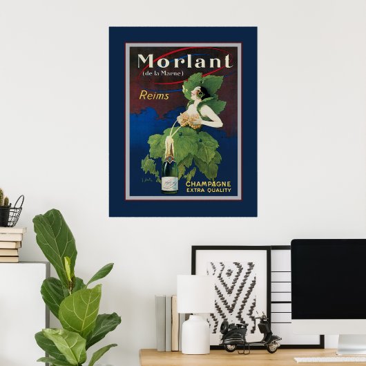 Morlant Champagne Advertisment Poster (Thuiskantoor)