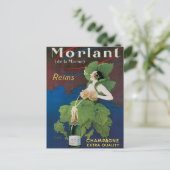 Morlant Champagne  Drink en kunst Briefkaart (Staand voorkant)