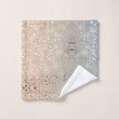  mormat 1920 Glam Gold Star Foil Sparkle Bad Handdoek (Wasdoekje)