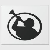 Mormon Angel Mormoni (symbool van het mormonisme) Cadeaupapier (Vlak)