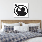 Mormon Angel Mormoni (symbool van het mormonisme) Canvas Afdruk (Insitu (Slaapkamer))