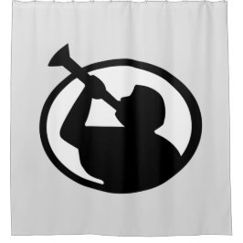Mormon Angel Mormoni (symbool van het mormonisme) Douchegordijn