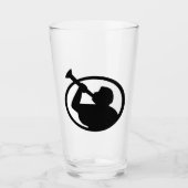 Mormon Angel Mormoni (symbool van het mormonisme) Glas (Voorkant)